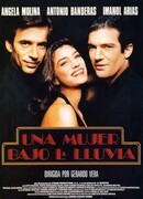 Женщина под дождём